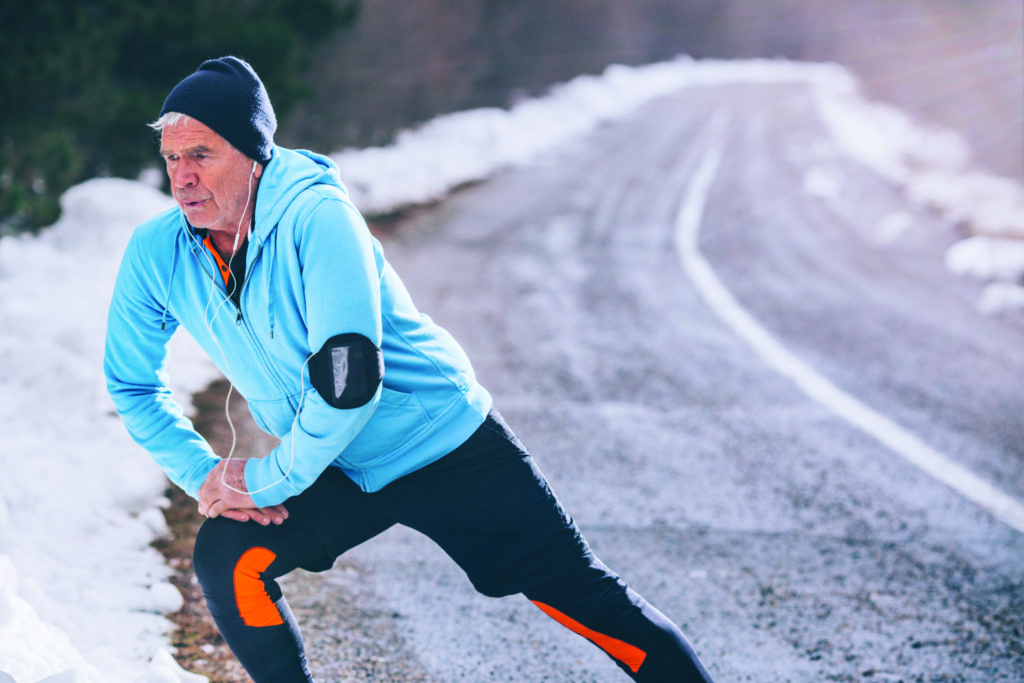 How can I maintain good fitness during cold weather?